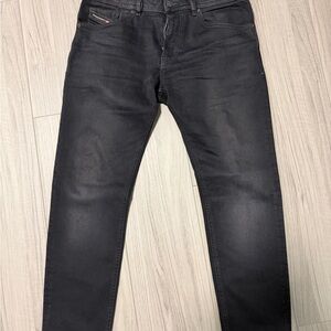 32x30 Diesel Men's Slim Jeans in Faded Black